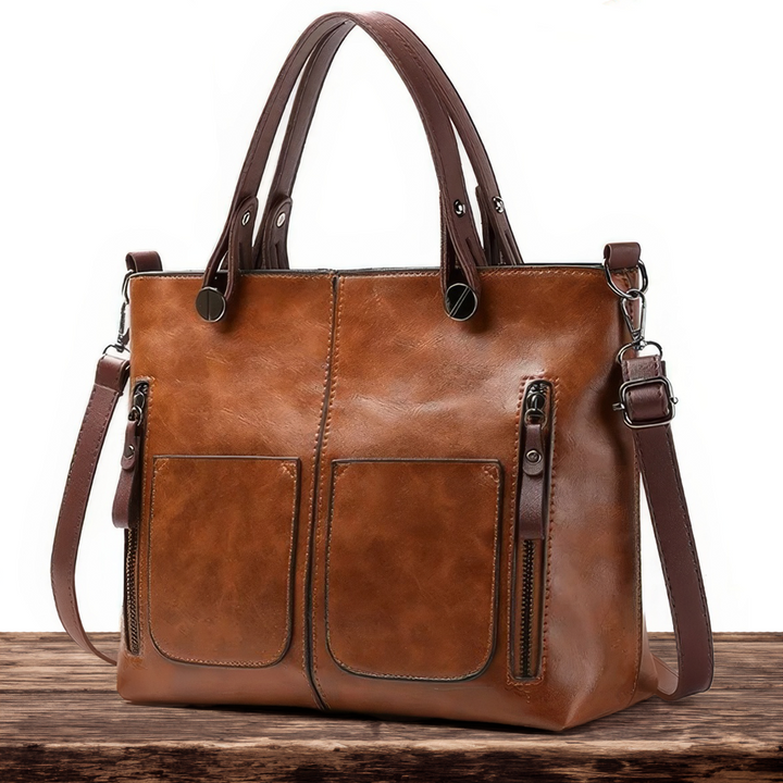 Ilse’s Timeless Elegance | Shoulder Leather Bag
