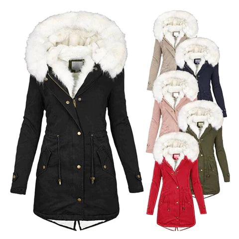 Giulia - Winter coat with faux fur lining