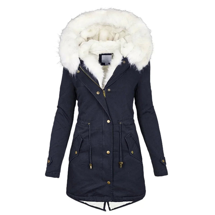 Giulia - Winter coat with faux fur lining