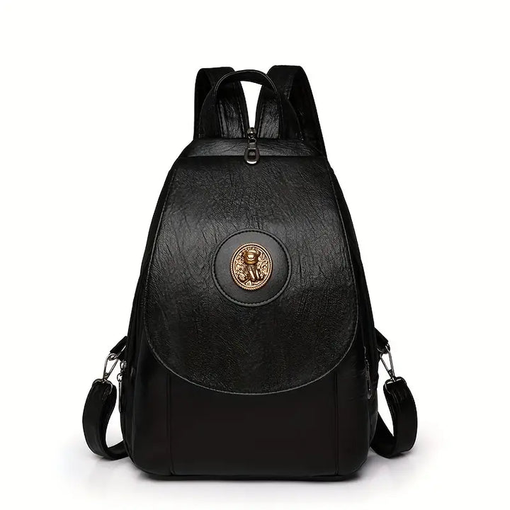Mira’s Adjustable Retro Denim Backpack