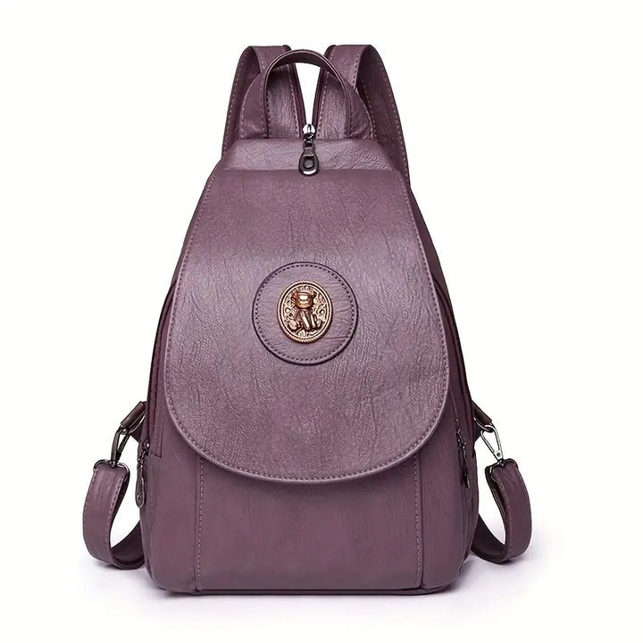 Mira’s Adjustable Retro Denim Backpack