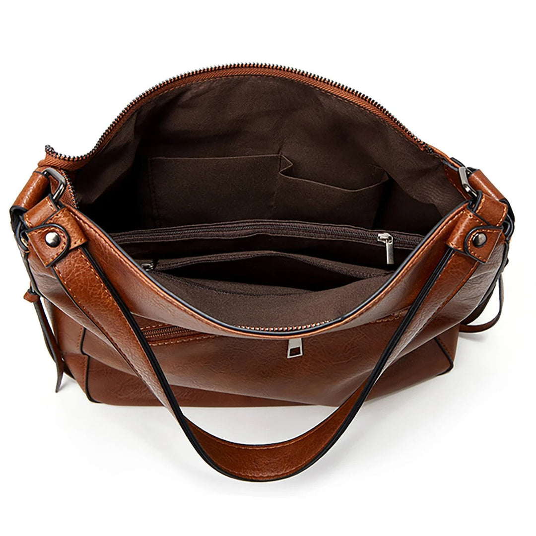 Zoe™ Vintage Charm | Shoulder Leather Bag