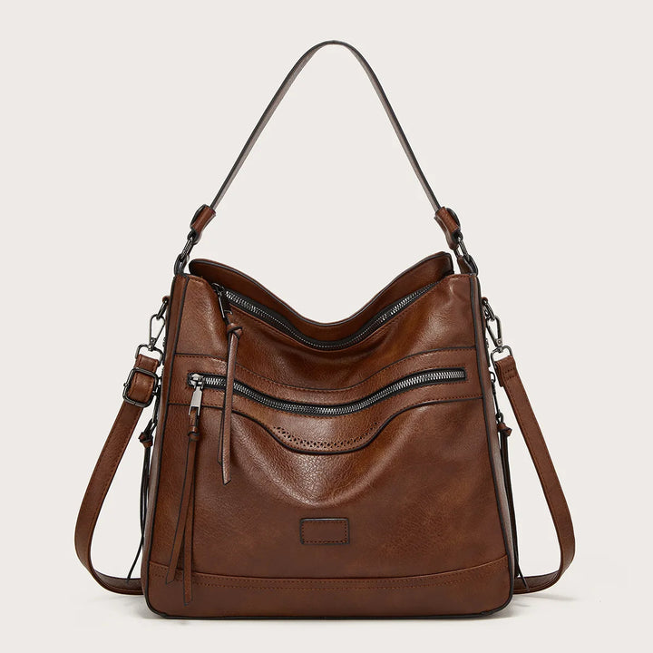 Zoe™ Vintage Charm | Shoulder Leather Bag