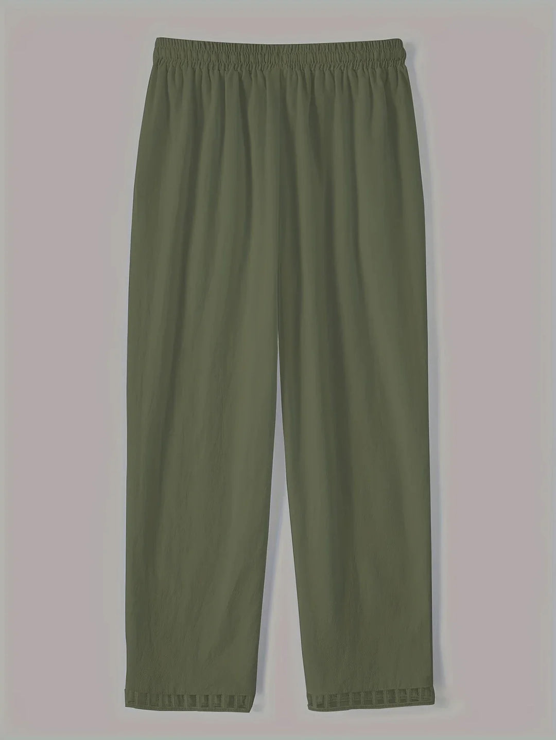 Tracey - Contrast Trim Cropped Pants