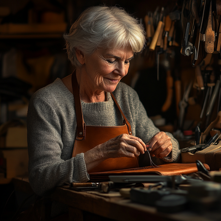 Ilse’s Timeless Elegance | Shoulder Leather Bag